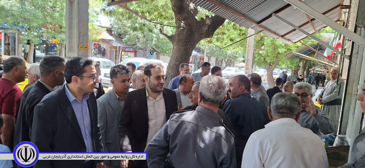 پایش میدانی بازار با حضور سرزده فرماندار اشنویه