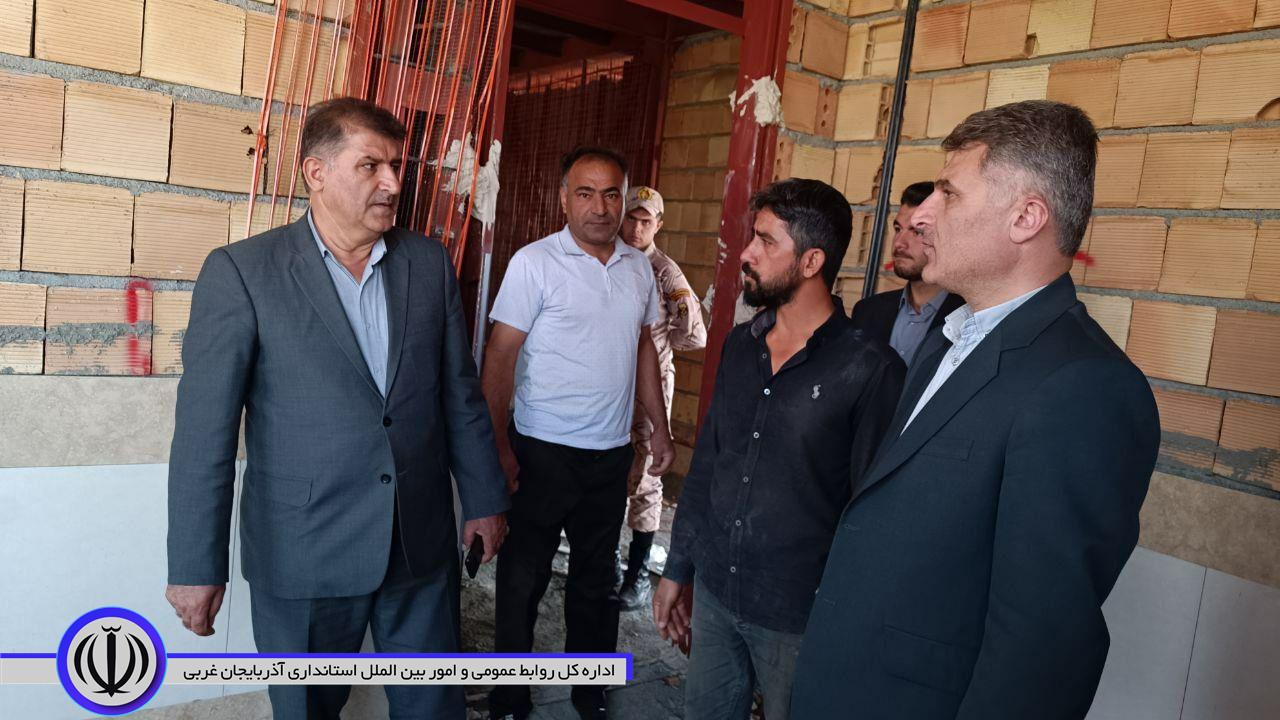 بازدید فرماندار از احداث مدرسه امیرعشایری نالوس