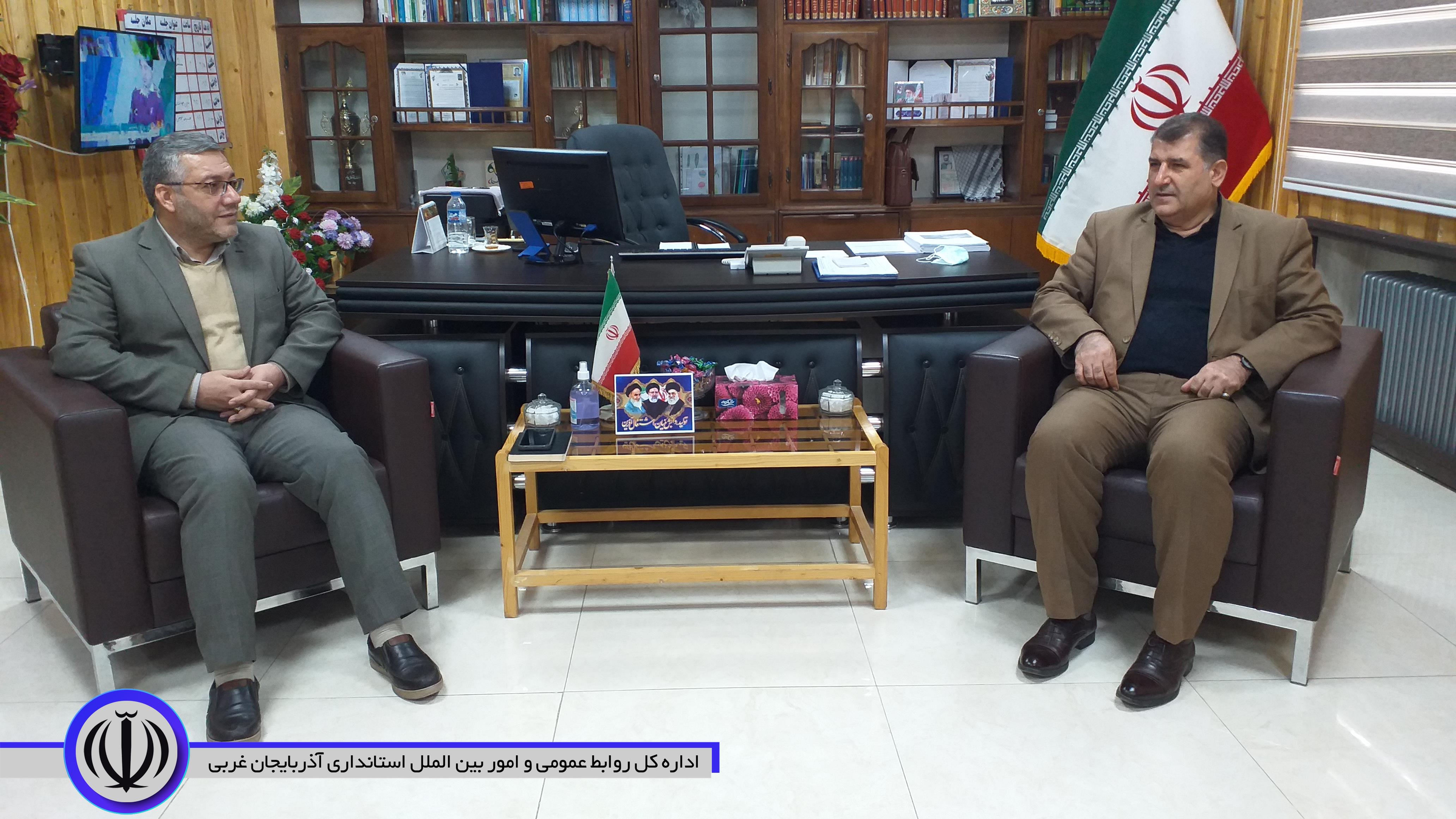 🔹 دیدار رئیس سازمان جهاد کشاورزی استان با فرماندار اشنویه