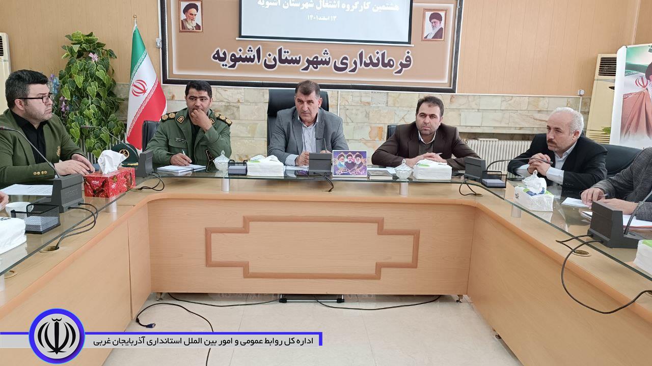 هشتمین جلسه کارگروه اشتغال شهرستان