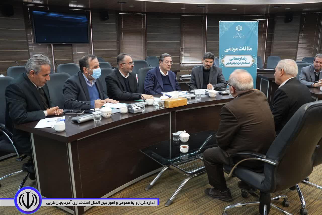 برگزاری ملاقات مردمی استاندار آذربایجانغربی