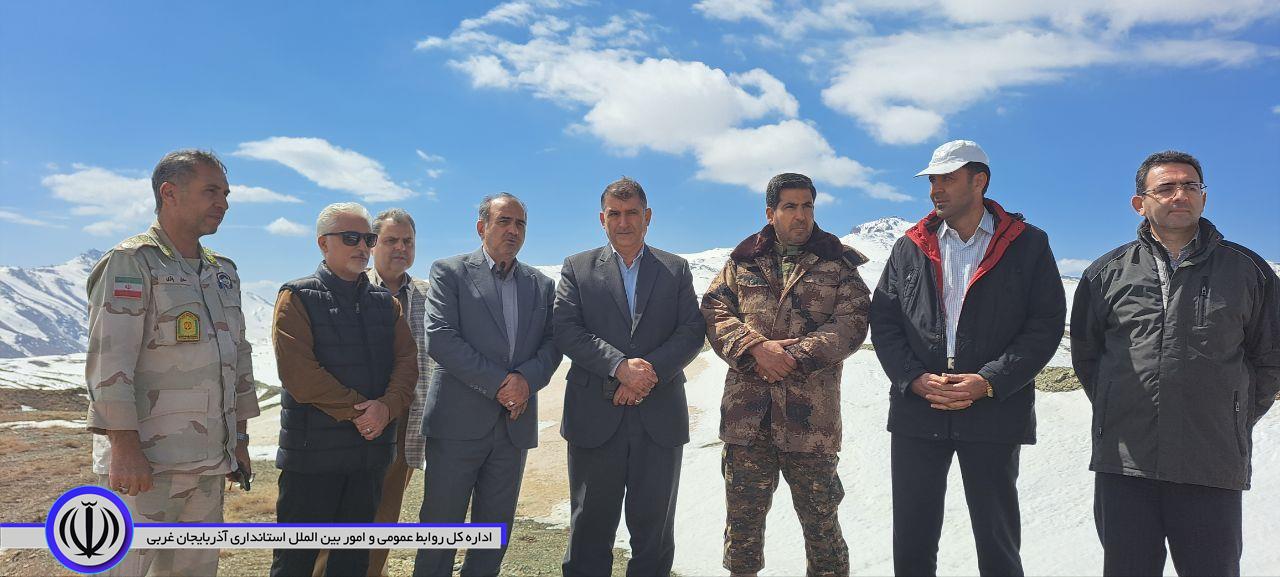 بازدید مدیر کل مرزنشینان وزارت کشور از مرز کلاشین