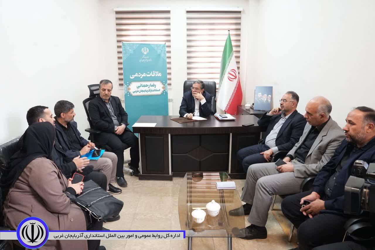 برگزاری ملاقات مردمی استاندار آذربایجان‌غربی