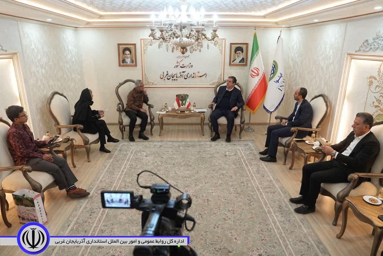 دیدار سفیر اندونزی در ایران با استاندار آذربایجانغربی