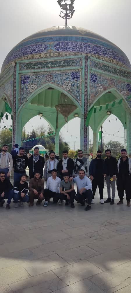 همراه با کاروان راهیان نور شهرستان اشنویه  یادمان شهدای اندیشمک
