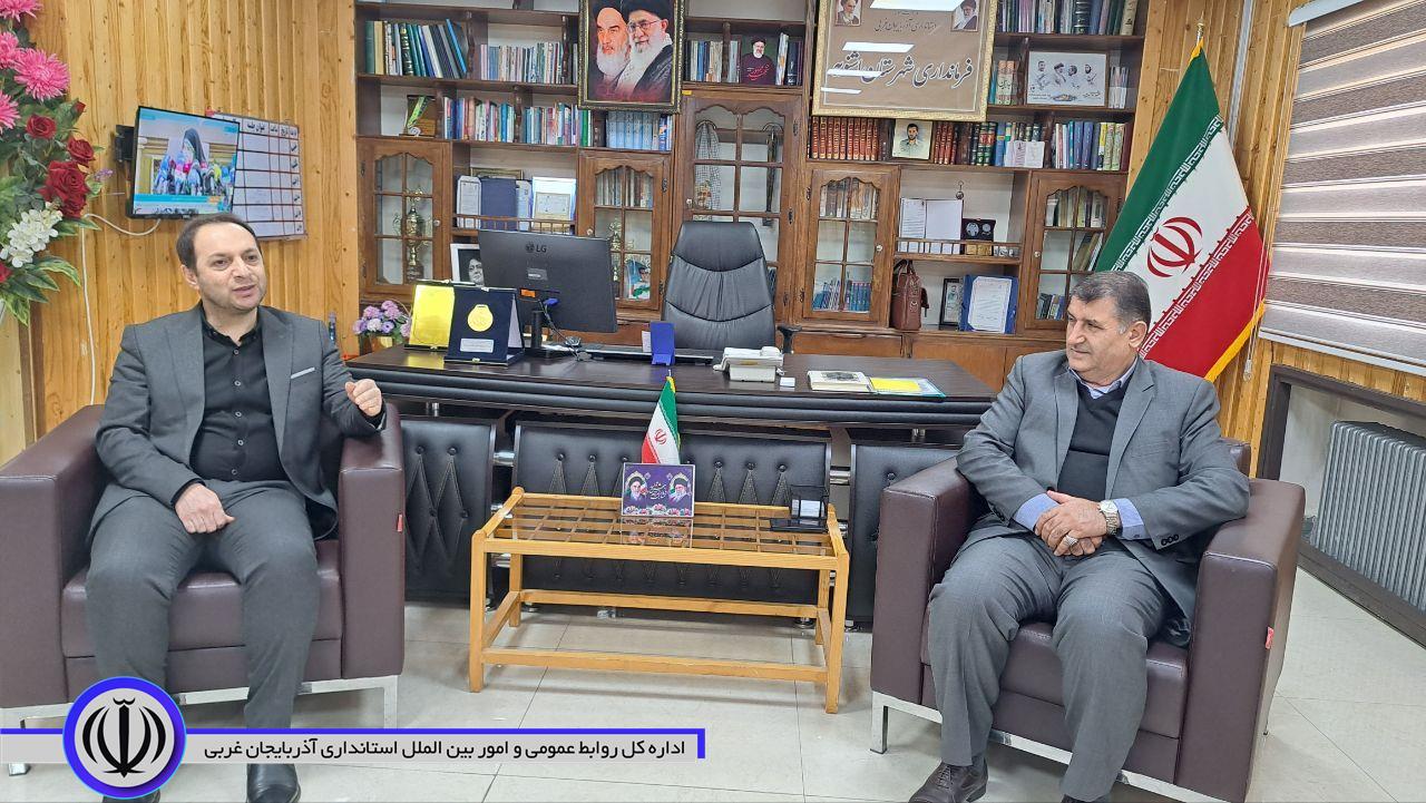 دیدار رییس و کارکنان اداره منابع طبیعی و آبخیزداری شهرستان با فرماندار اشنویه
