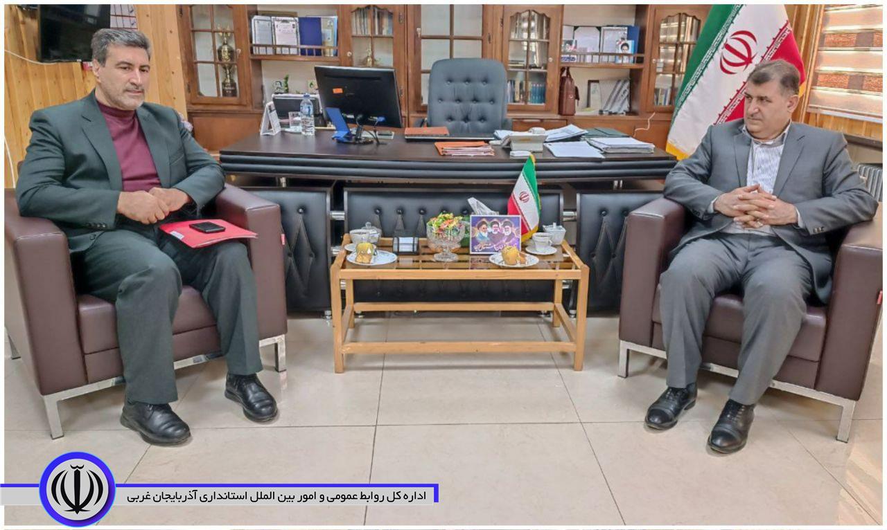 دیدار مدیر صندوق کارآفرینی امید استان با فرماندار اشنویه