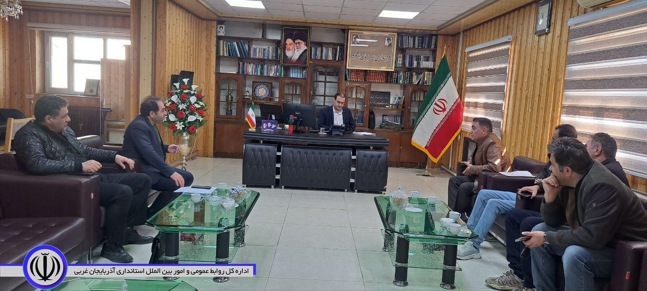 جلسه بررسی مشکلات شهرک صنعتی اشنویه