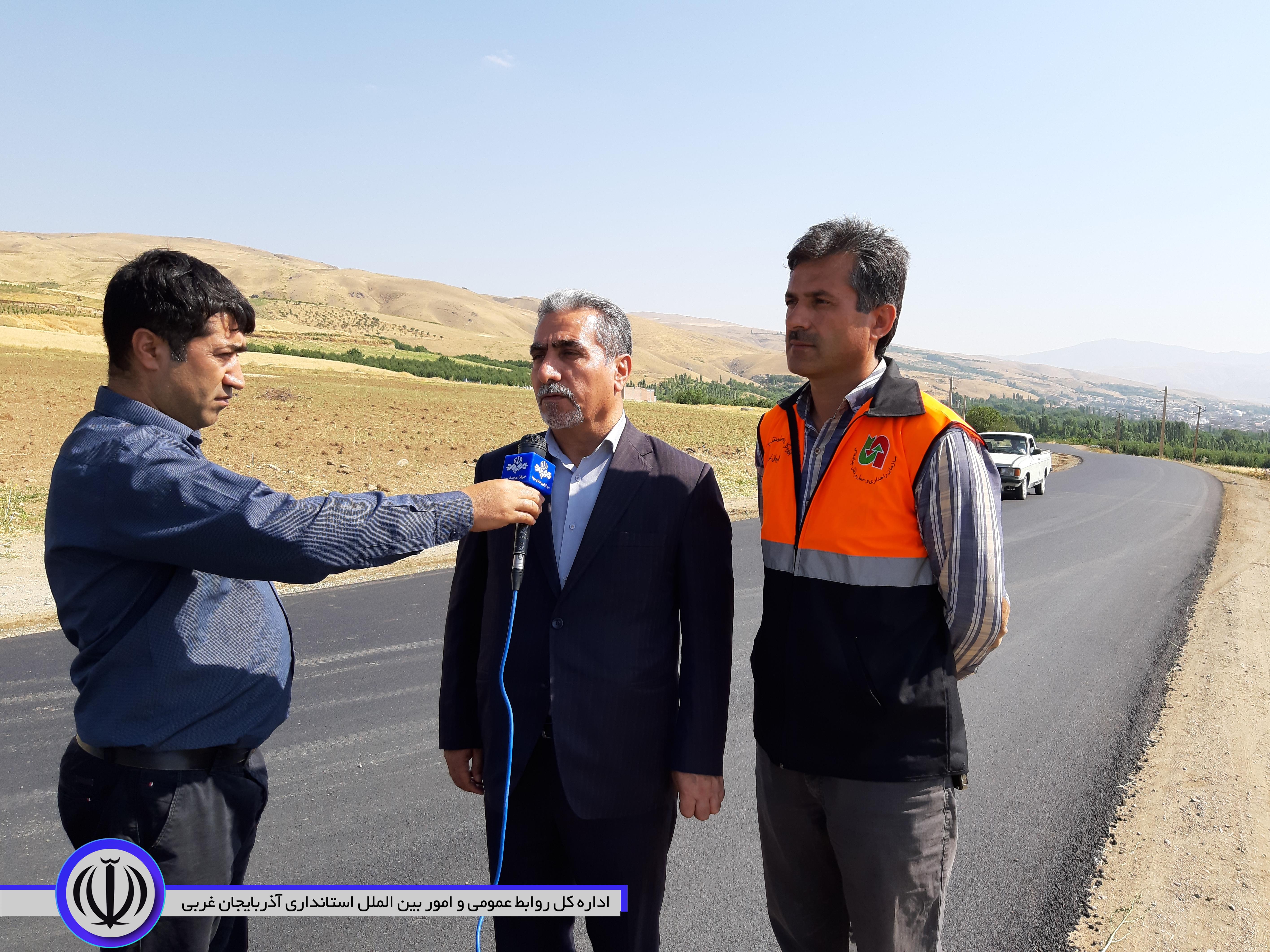 اتمام فاز اول روکش اسفالت روستای سنگان