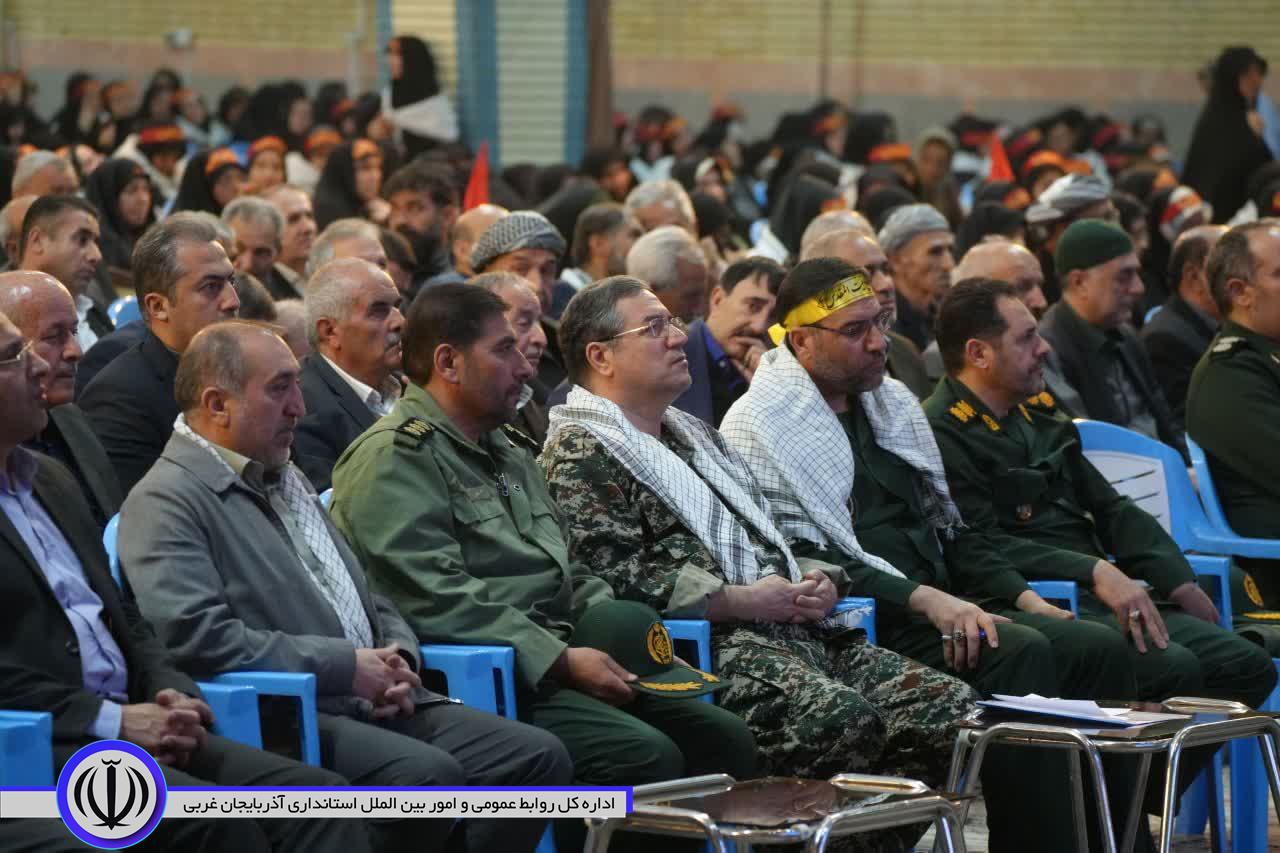 با حضور استاندار آذربایجان‌غربی انجام شد؛ برگزاری همایش اقتدار بسیجیان در ارومیه