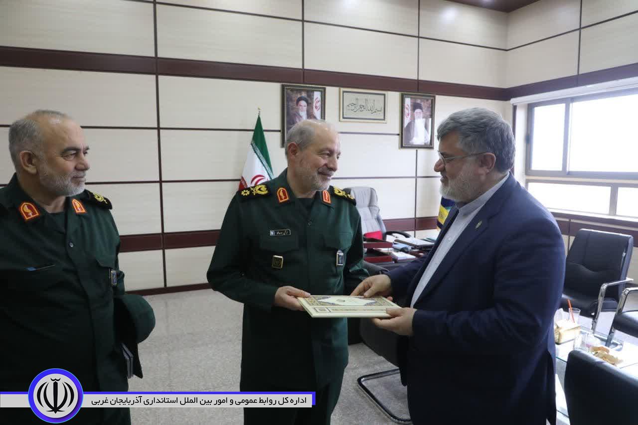 قدردانی استاندار آذربایجان غربی از فرمانده قرارگاه حمزه سیدالشهدا