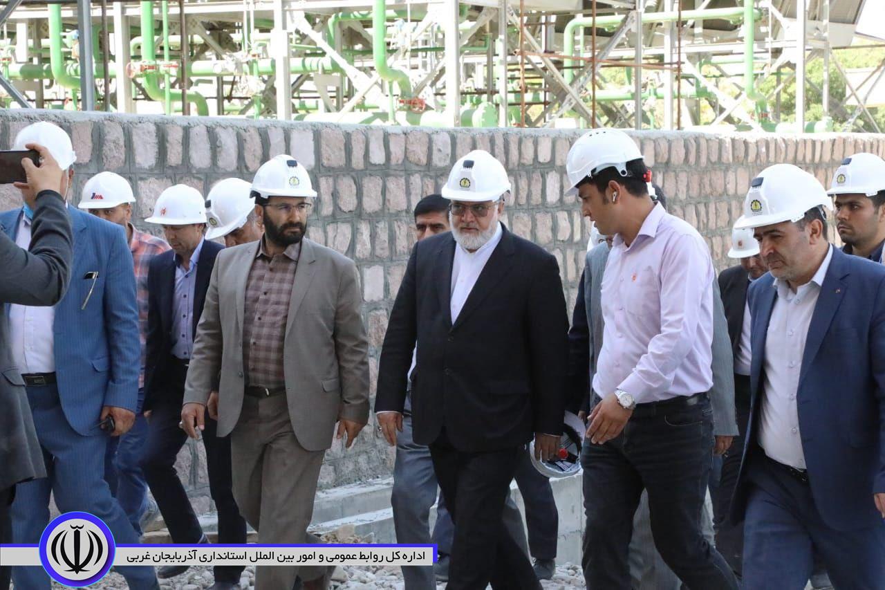 آلبوم تصویری / بازدید استاندار آذربایجان غربی از شرکت اروم آدا و نیروگاه سیکل ترکیبی ارومیه