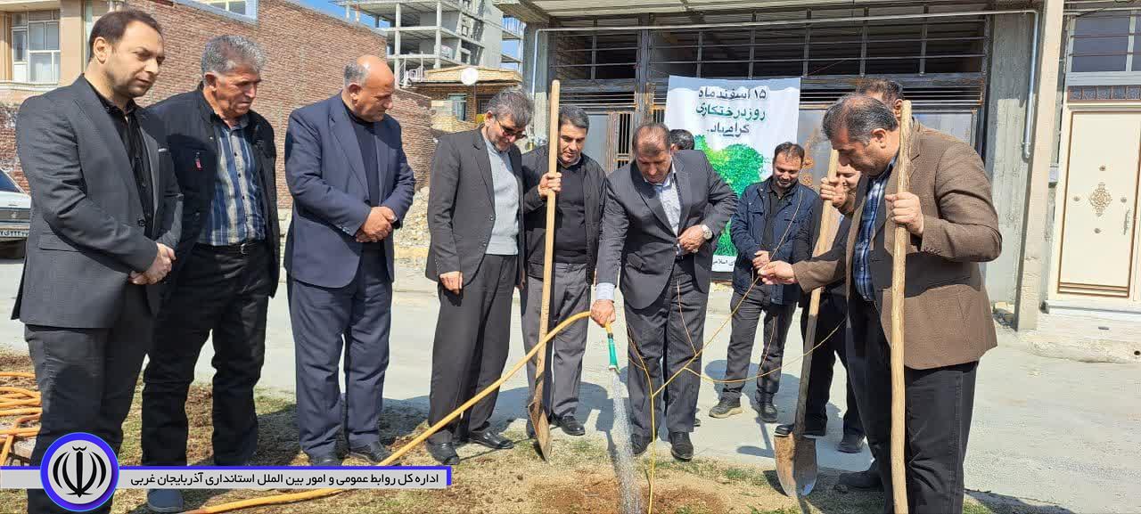 گزارش تصویری نهالکاری بمناسبت روز درختکاری با حضور سید علی ترابی فرماندار شهرستان اشنویه