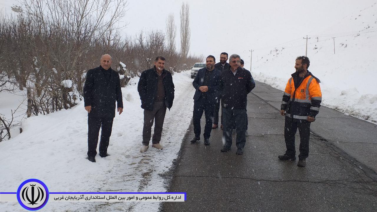 بازدید فرماندار اشنویه از بازگشایی راه های روستایی شهرستان