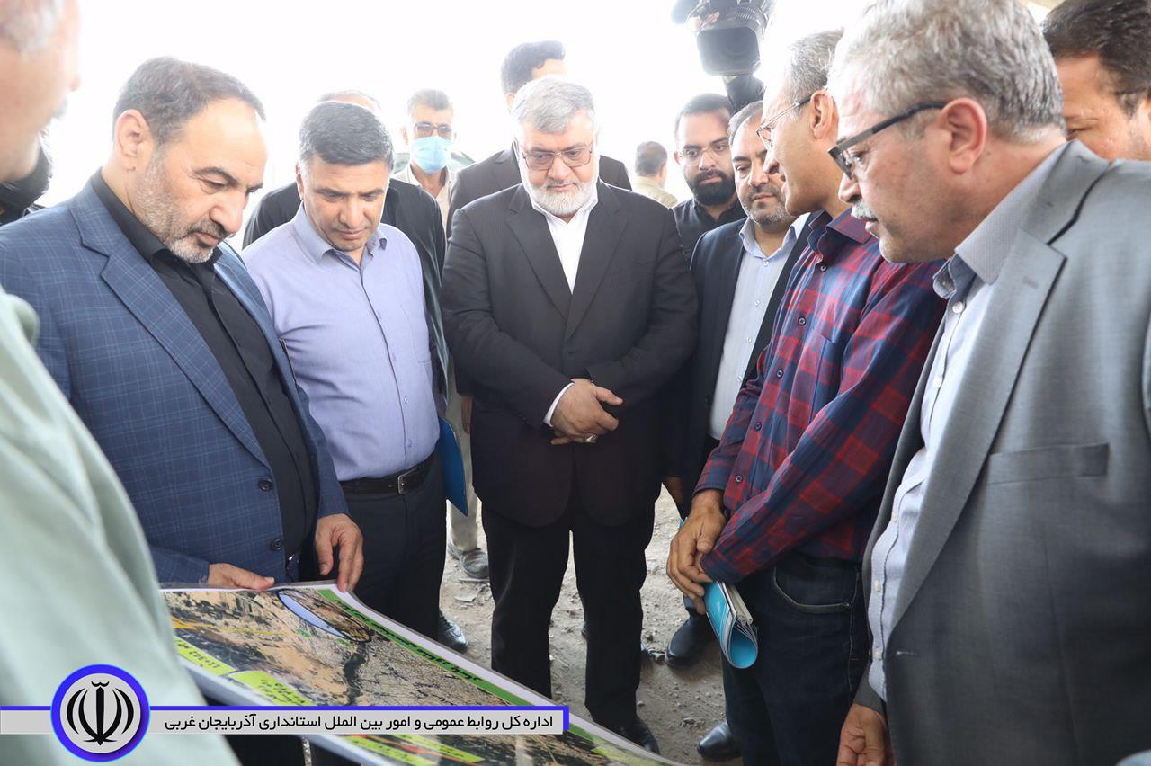 سفر استاندار آذربایجان غربی به شهرستان میاندوآب + تصاویر