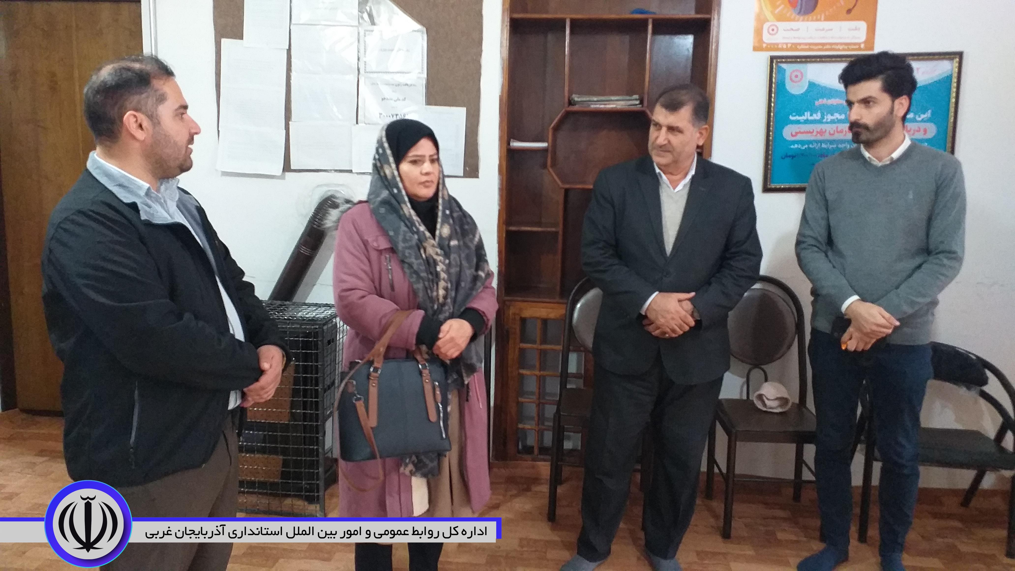 بازدید فرماندار اشنویه از مرکز آموزشی و توانبخشی کم توان ذهنی زیر 14 سال بهار زندگی در اشنویه