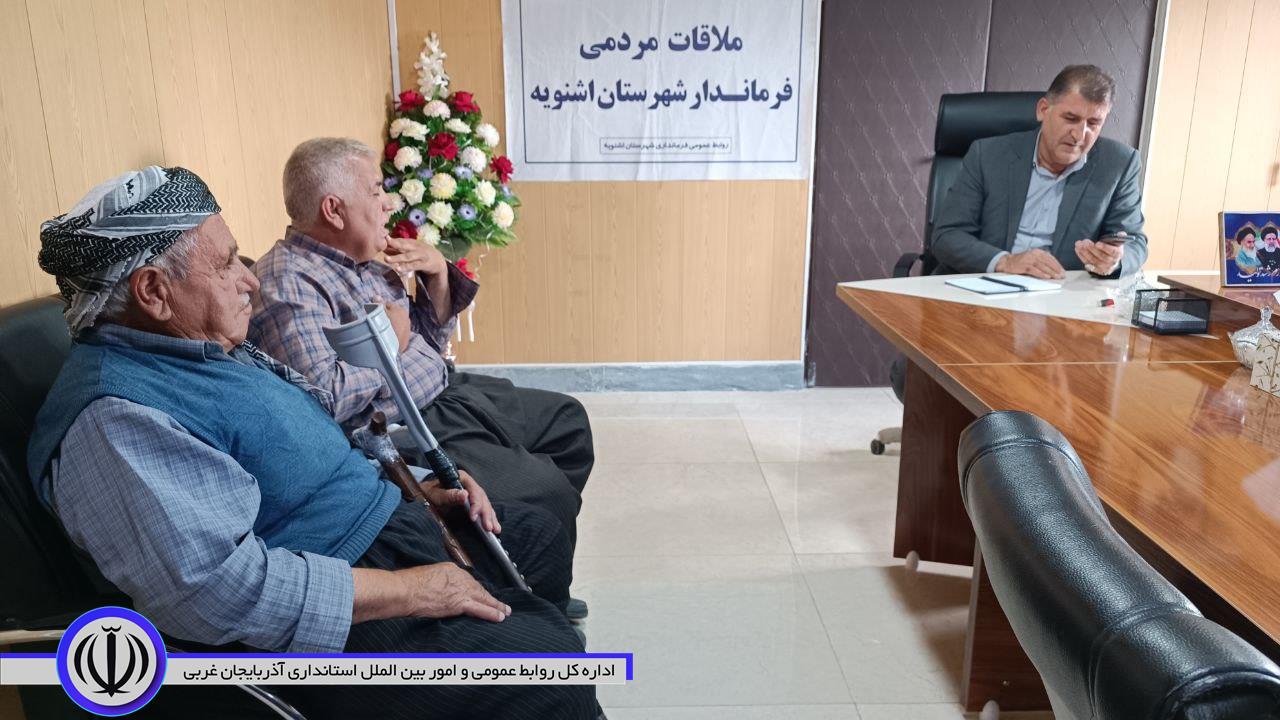 ملاقات مردمی فرماندار اشنویه