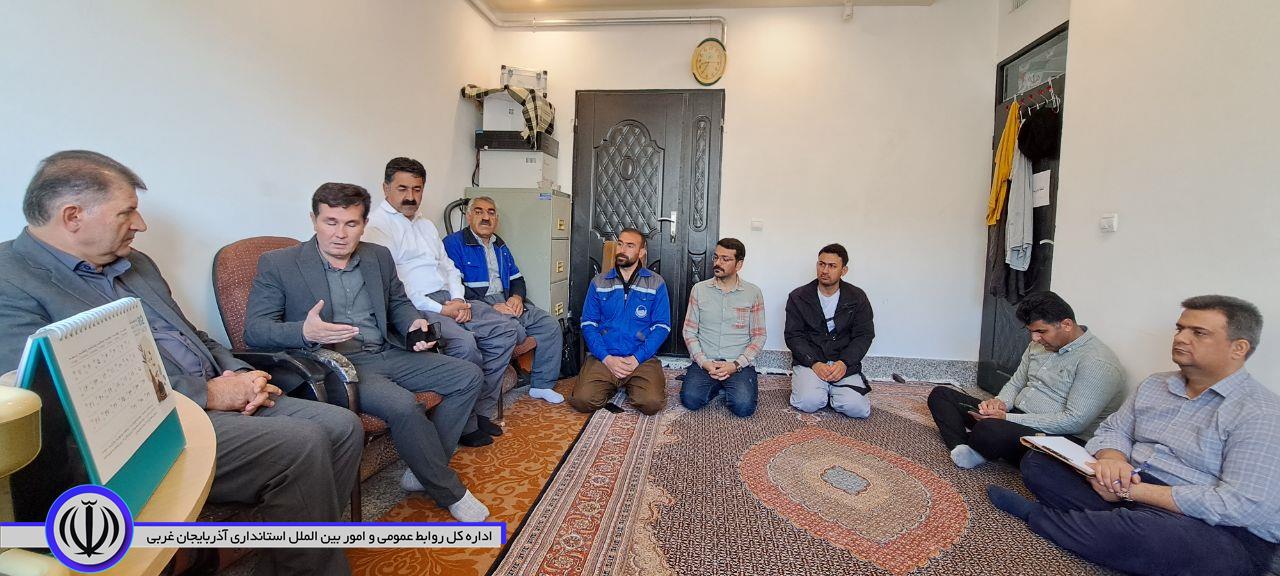 با دید سرزده فرماندار شهرستان اشنویه از اداره آب و فاضلاب اشنویه