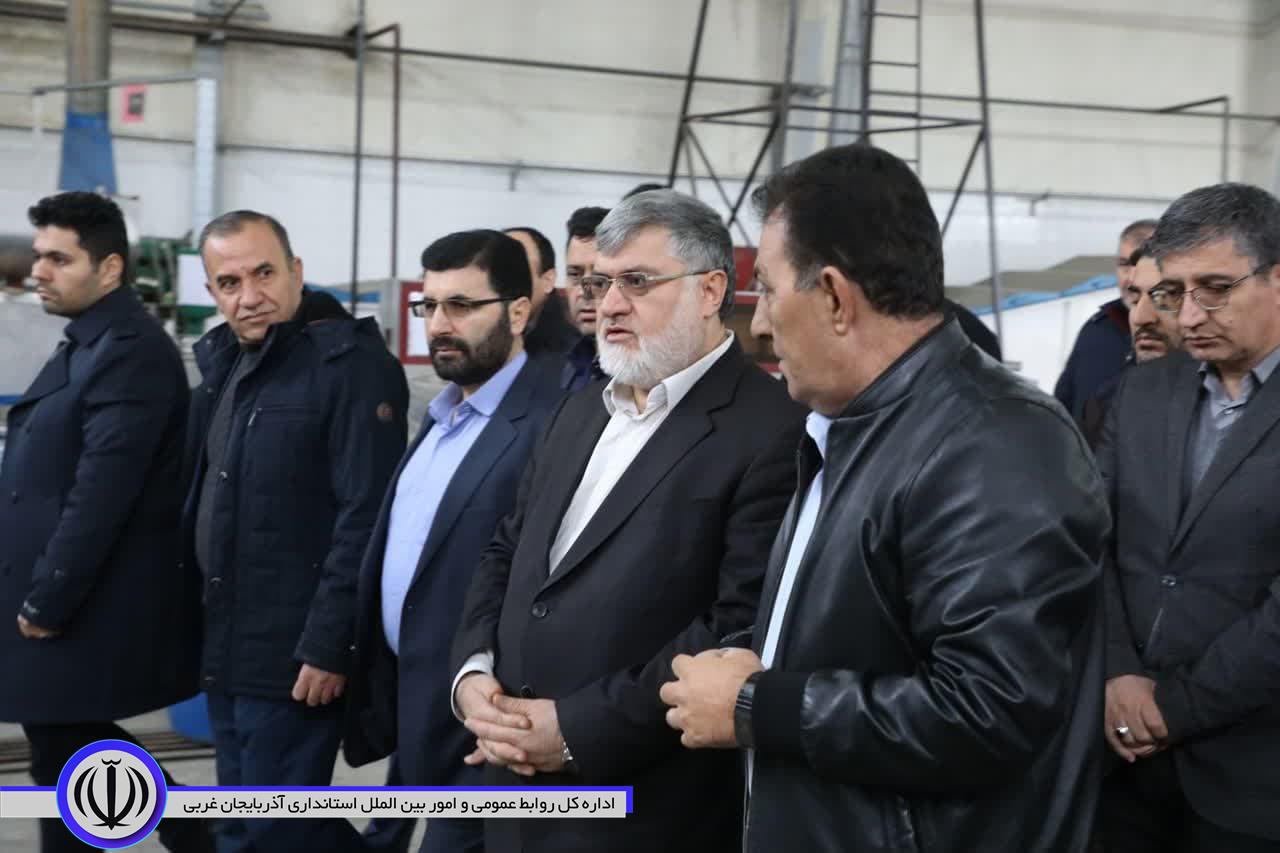 آلبوم تصویری / بازدید استاندار آذربایجان غربی از شرکت های آرمان پرتو پایدار و گلچین ارومیه