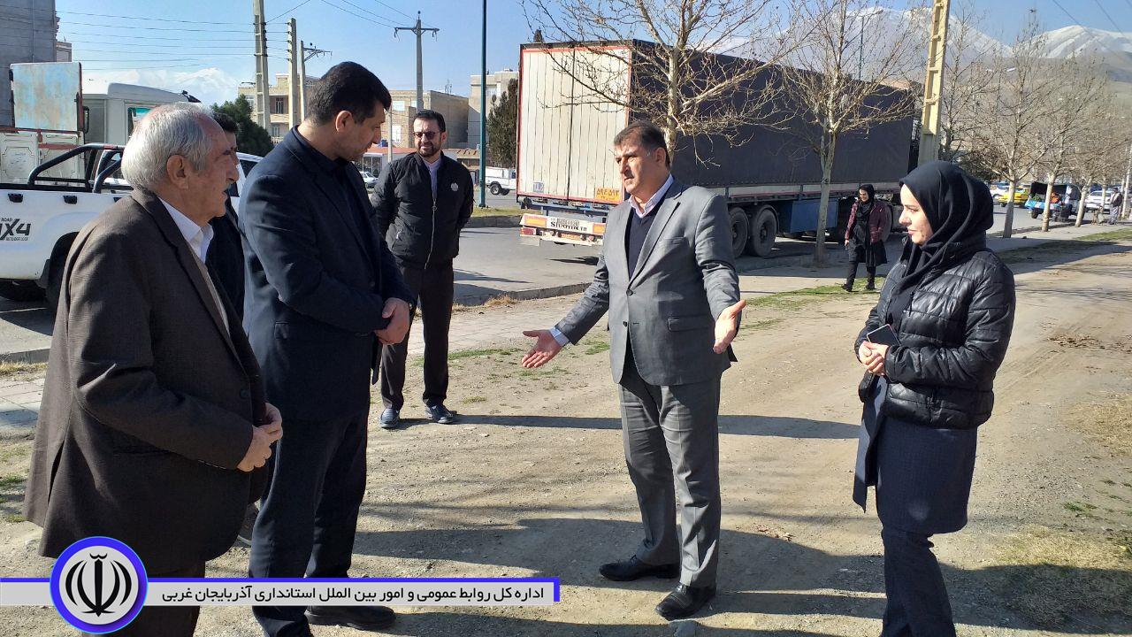 بازدید فرماندار اشنویه از محل پیشنهادی احداث نمایشگاه دائمی صنایع دستی