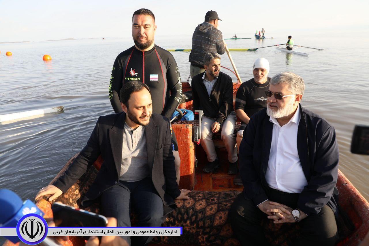 برگزاری جشنواره فرهنگی و تفریحی و ورزشی در دریاچه ارومیه